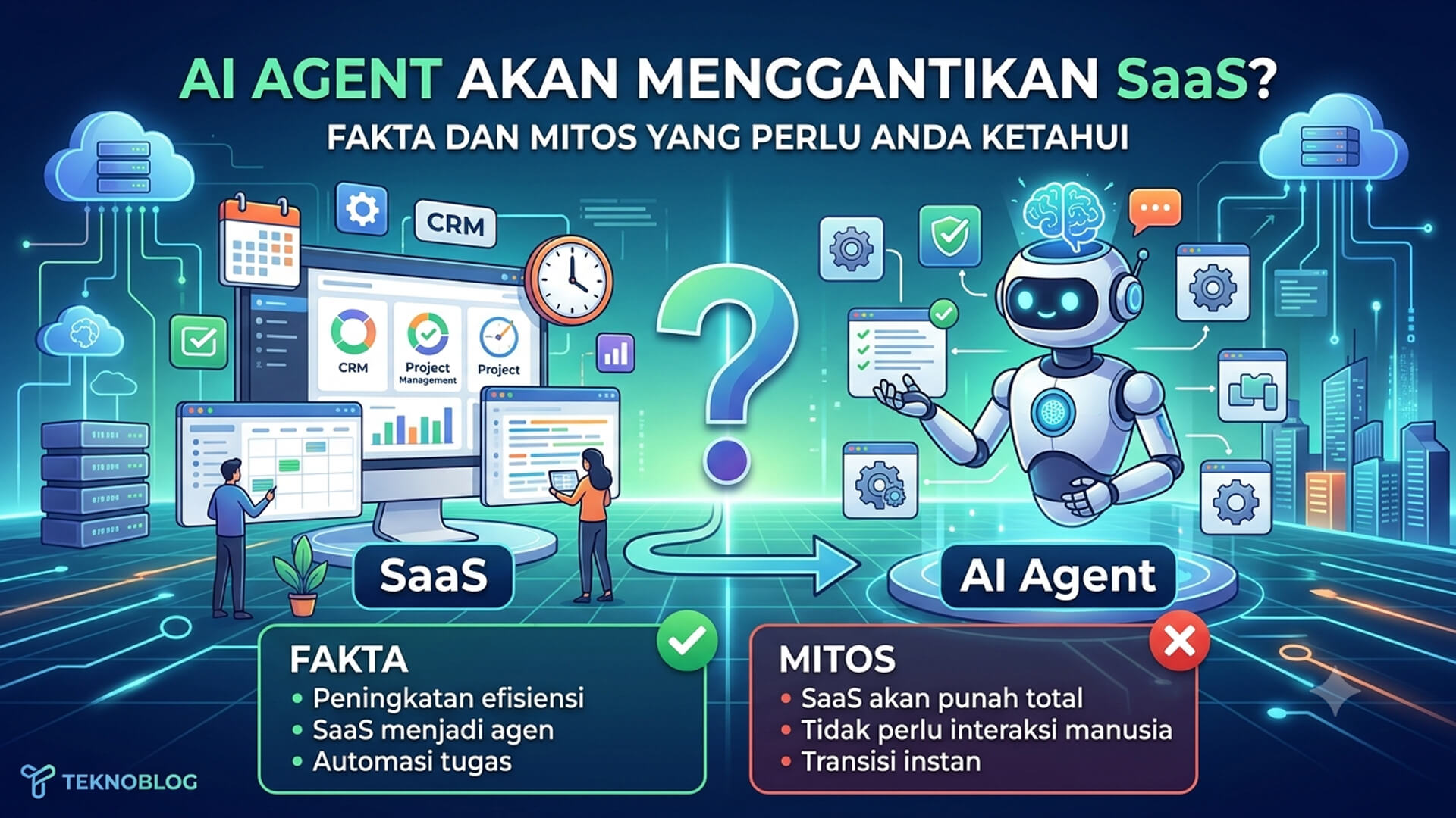 AI Agent Akan Menggantikan SaaS? Fakta dan Mitos yang Perlu Anda Ketahui