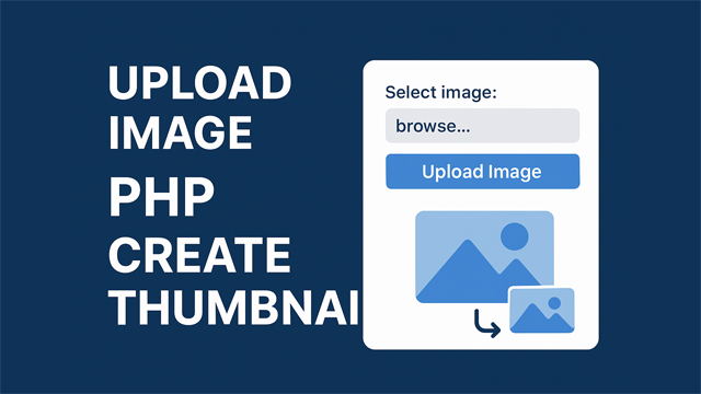 Upload Gambar dengan PHP dan Membuat Thumbnail