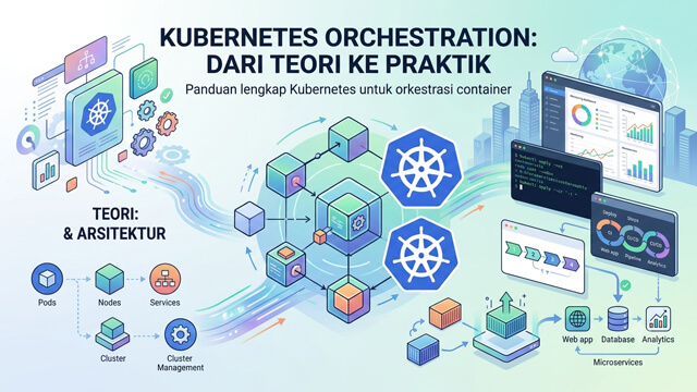 Kubernetes Orchestration: Dari Teori ke Praktik - Panduan Lengkap Kubernetes untuk Orkestrasi Container