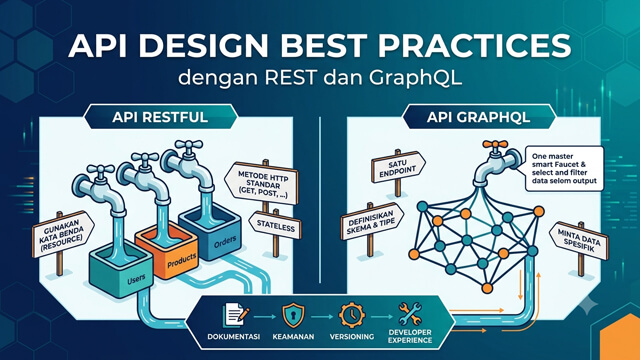 Best Practice Desain API dengan REST dan GraphQL: Panduan Modern, Scalable, dan Maintainable